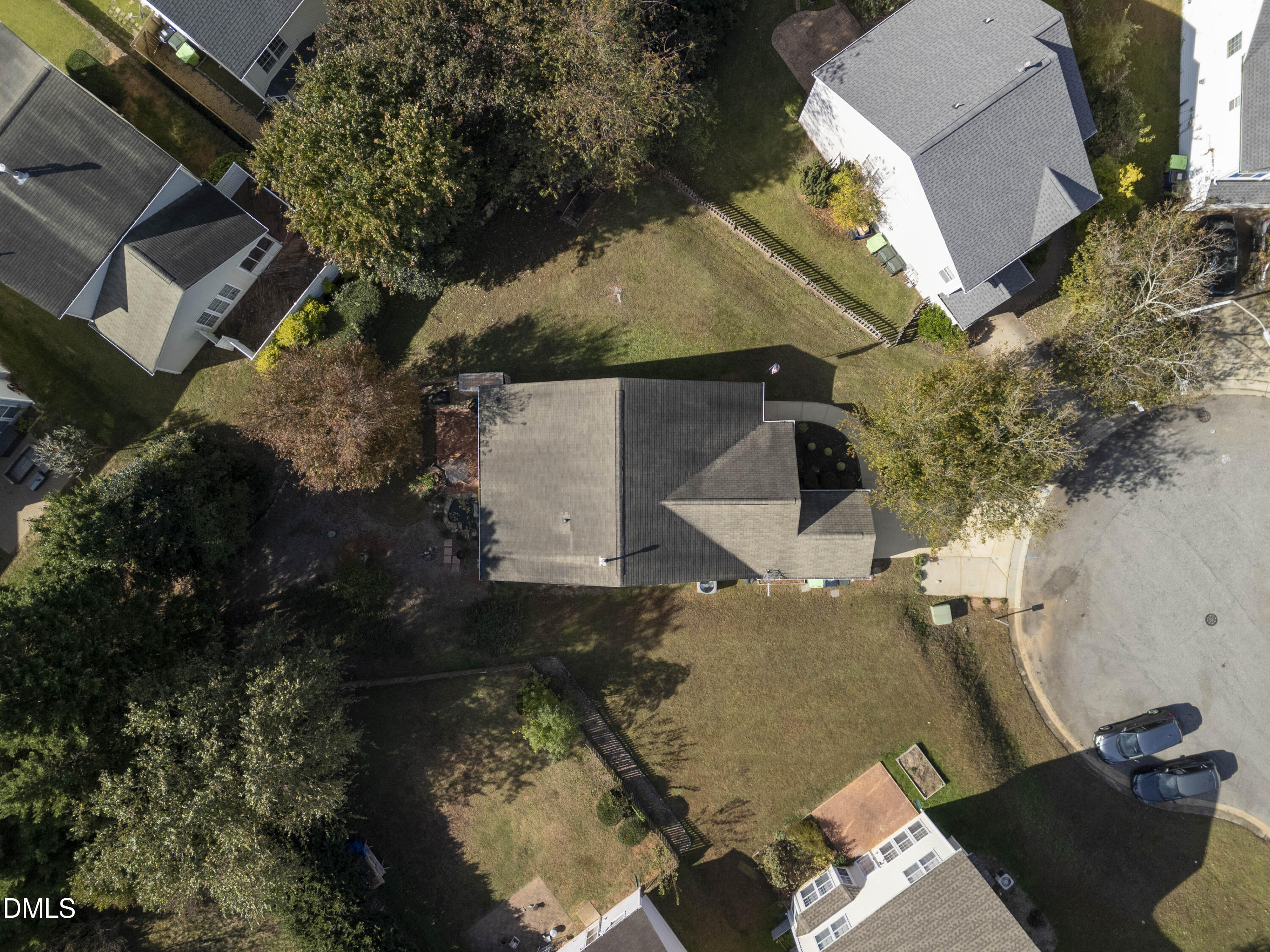 2005 Misty Fog Court Raleigh, NC 27603 - Photo 40 of 42 an aerial view of a house with a yard