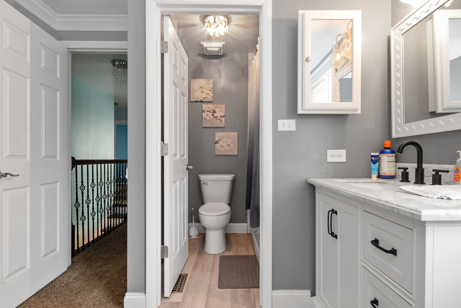 13 Oakview Road Matteson, IL 60443 - Photo 17 of 23 a view of bathroom with dual sinks