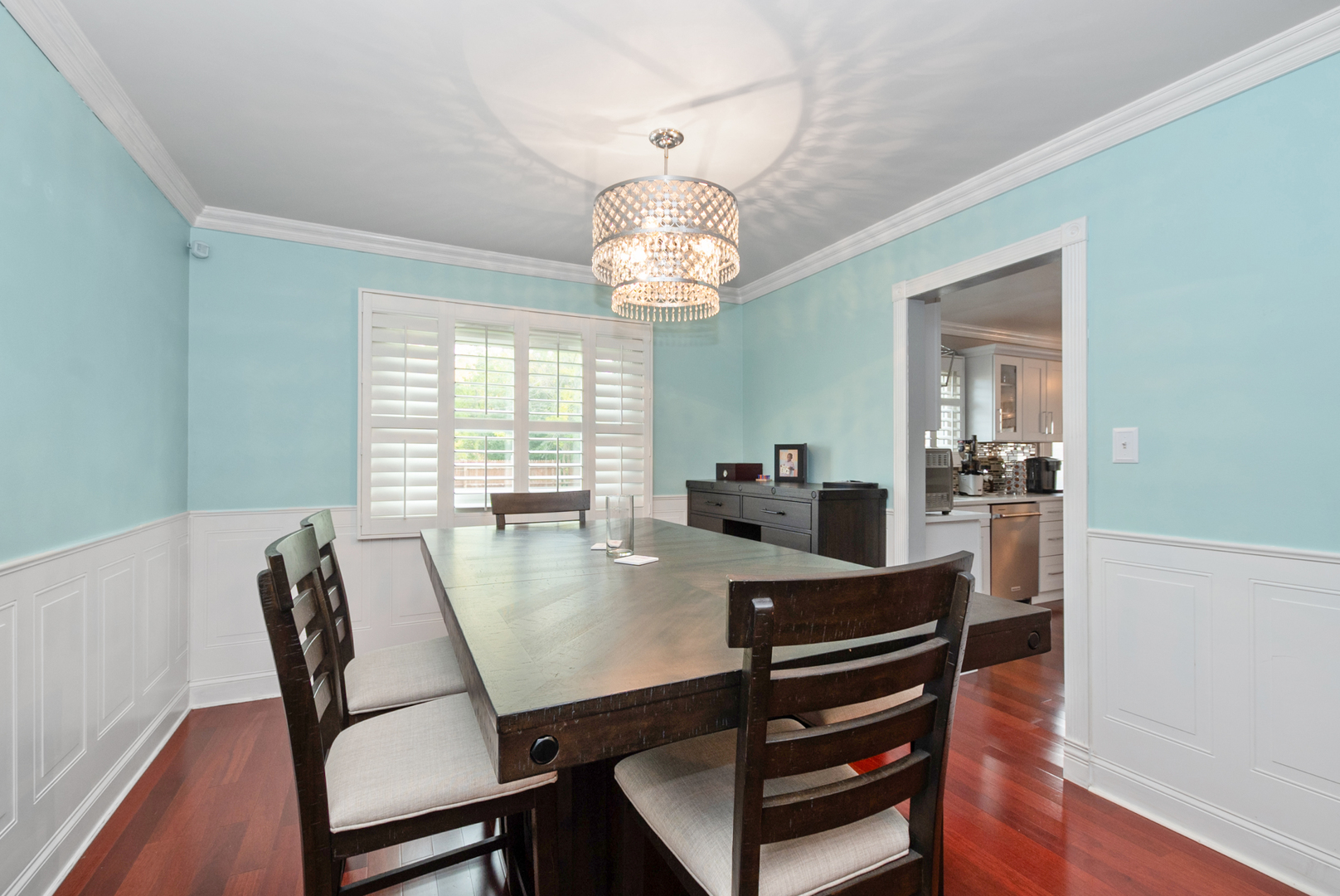 13 Oakview Road Matteson, IL 60443 - Photo 8 of 23 a view of a dining room with furniture window and wooden floor