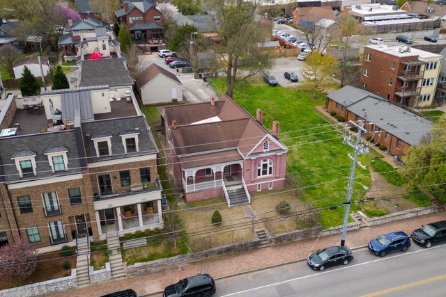 a aerial view of multiple houses