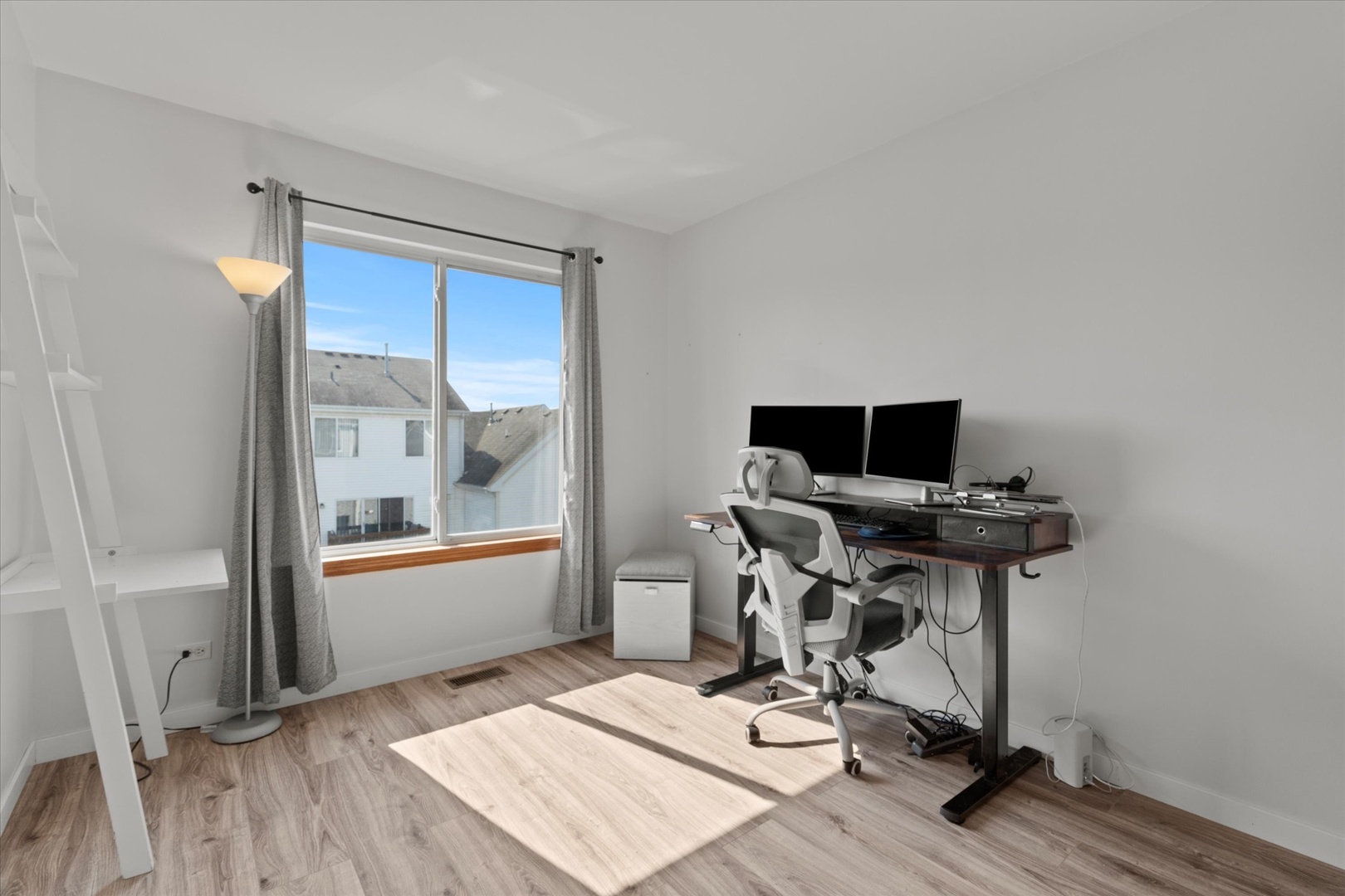 894 Clover Lane Pingree Grove, IL 60140 - Photo 14 of 24 a view of a workspace with furniture and a window