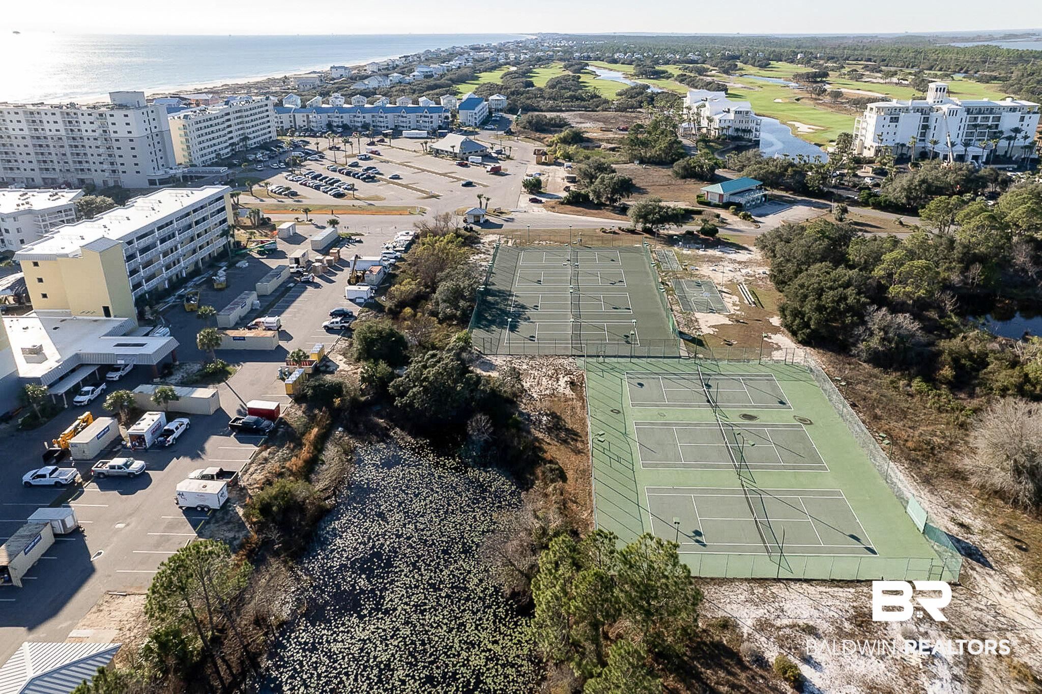400 Plantation Road, Unit 4115 Gulf Shores, AL 36542 - Photo 31 of 48 Drone / aerial view with a water view