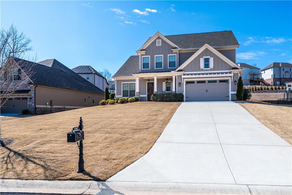 5706 Meadow View Drive Jefferson, GA 30549 - Photo 3 of 47 a front view of a house with a yard