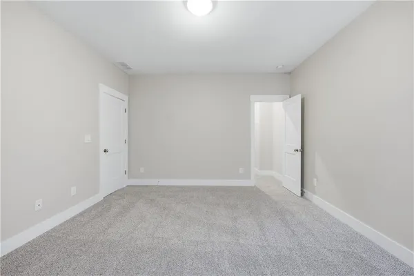 a view of an empty room
