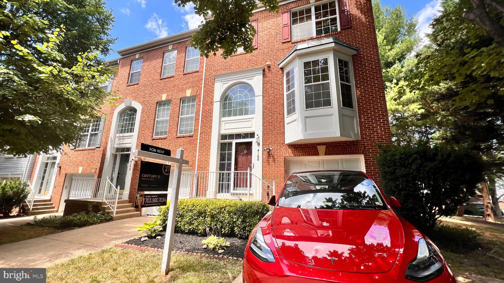 Charming brick townhouse with modern flair.