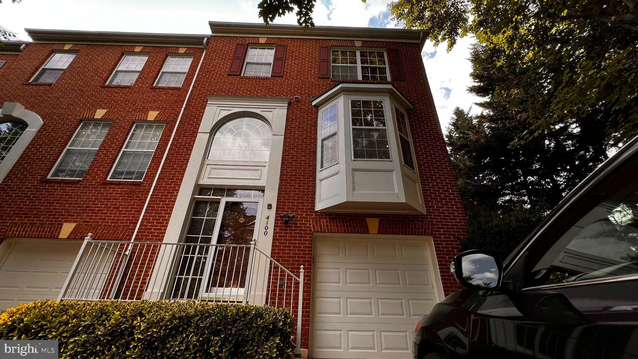 4100 Flower Fairfax, VA 22030 - Photo 2 of 48 Charming brick facade with bay window.