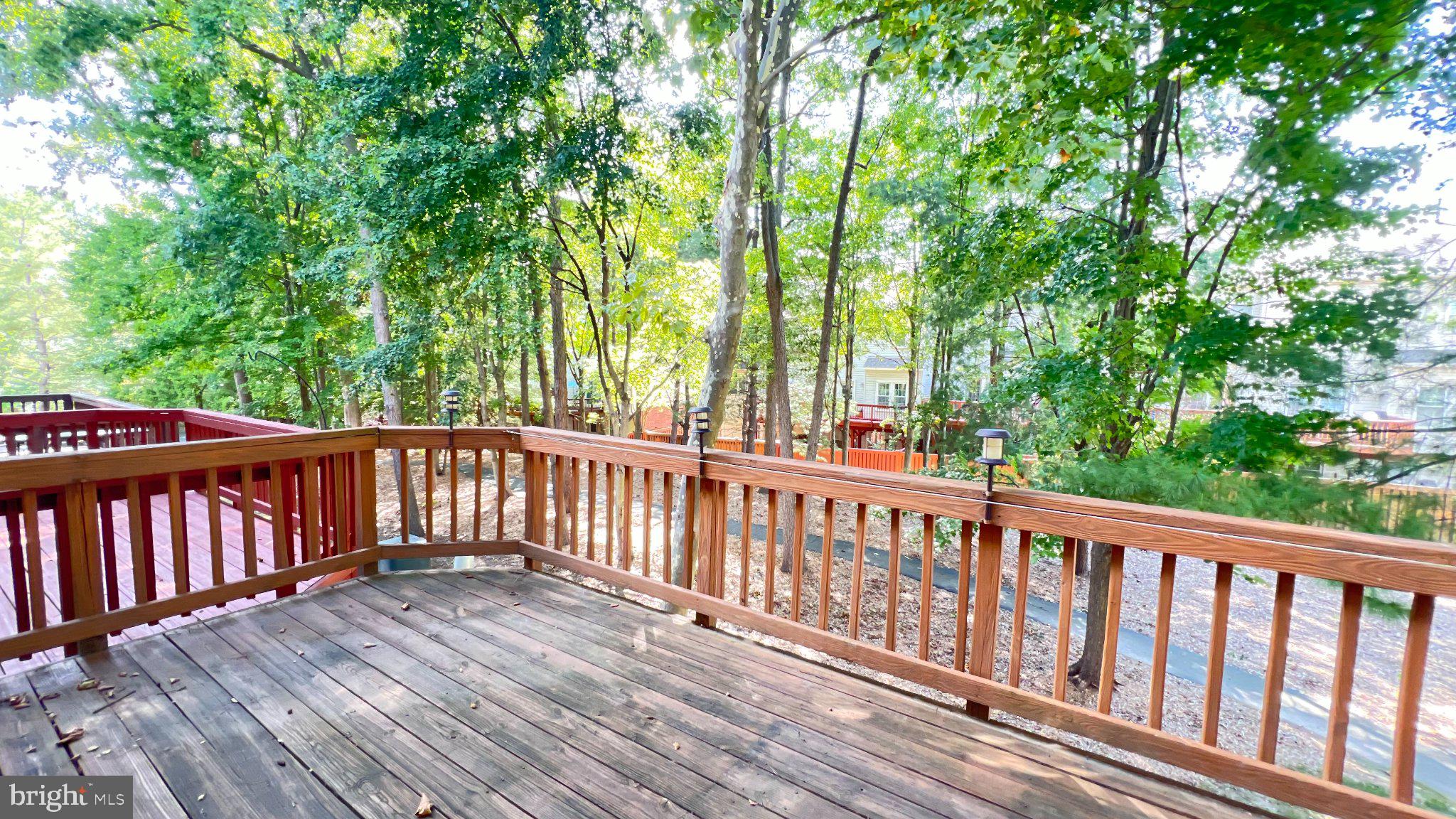 4100 Flower Fairfax, VA 22030 - Photo 41 of 48 Serene deck nestled in lush greenery.