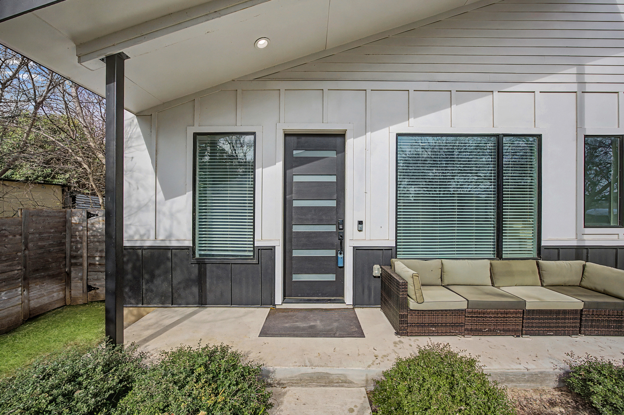 7102 Providence Avenue, Unit 2 Austin, TX 78752 - Photo 2 of 22 a view of a entryway door front of house