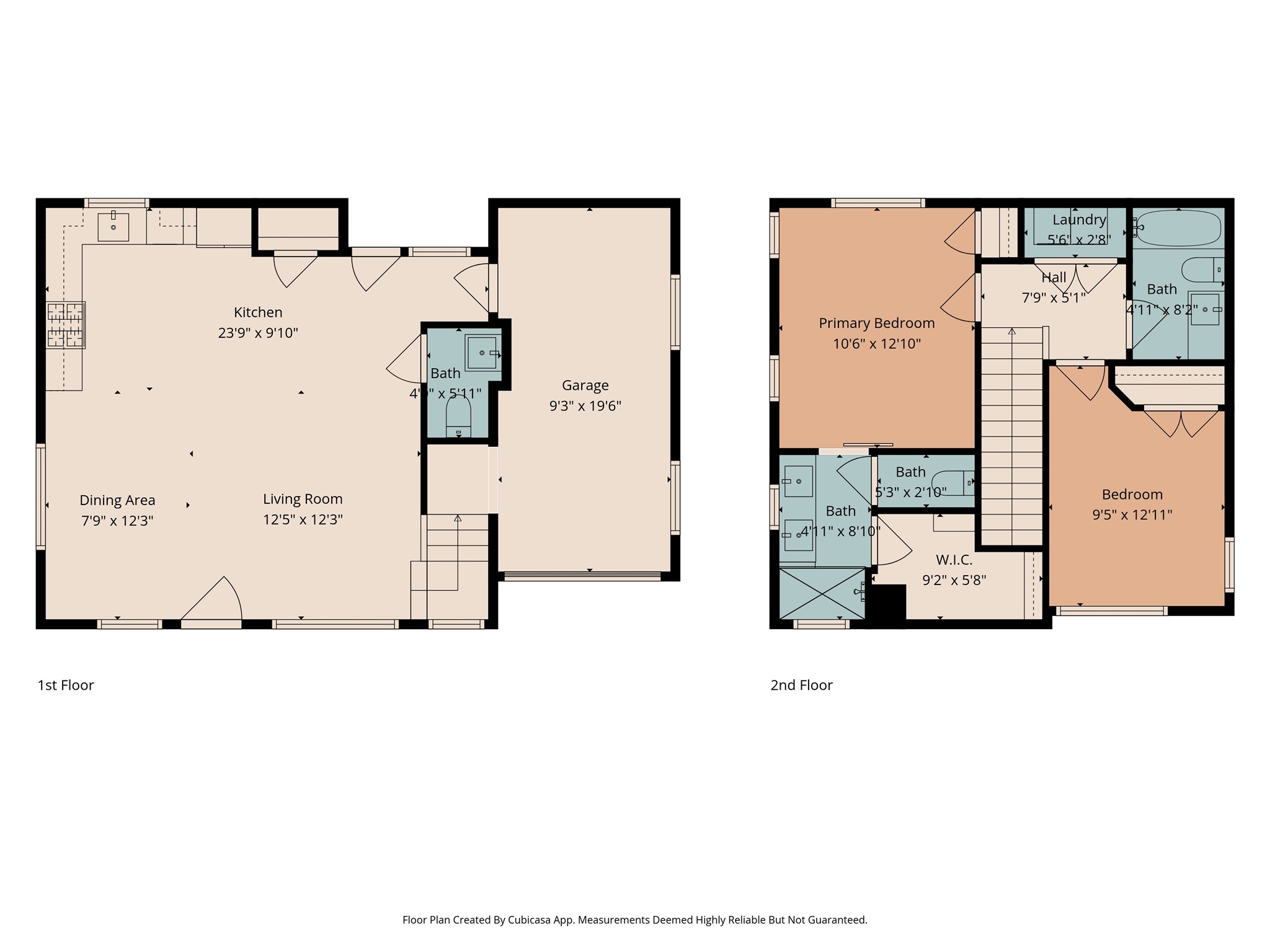 7102 Providence Avenue, Unit 2 Austin, TX 78752 - Photo 22 of 22 a picture of a floor plan