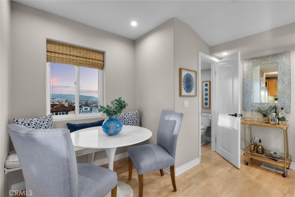 1042 Bayview Drive Hermosa Beach, CA 90254 - Photo 19 of 44 a view of a dining room with furniture window and outside view