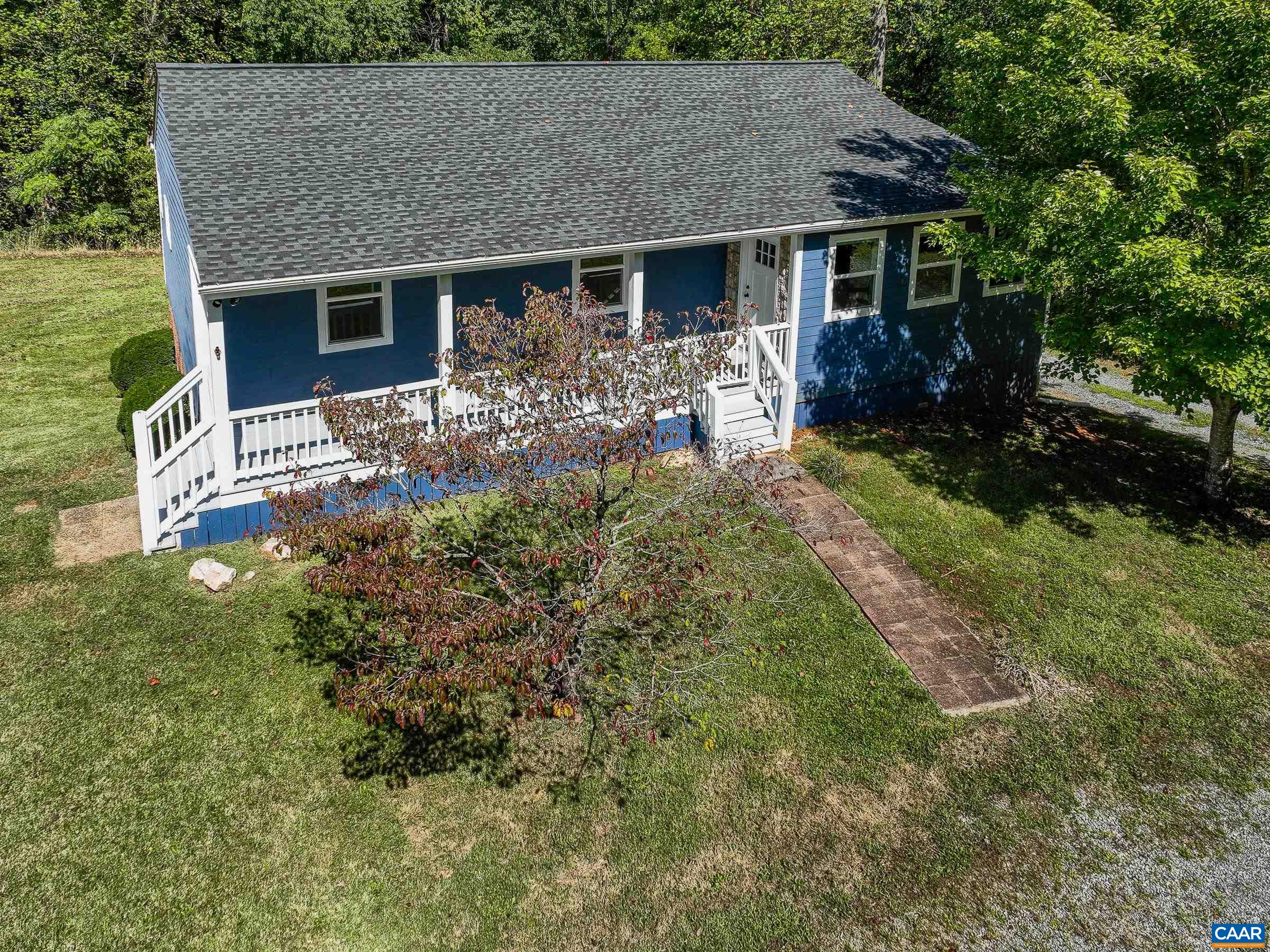 1265 Pounding Creek Road Charlottesville, VA 22903 - Photo 48 of 71 a front view of house with yard and green space