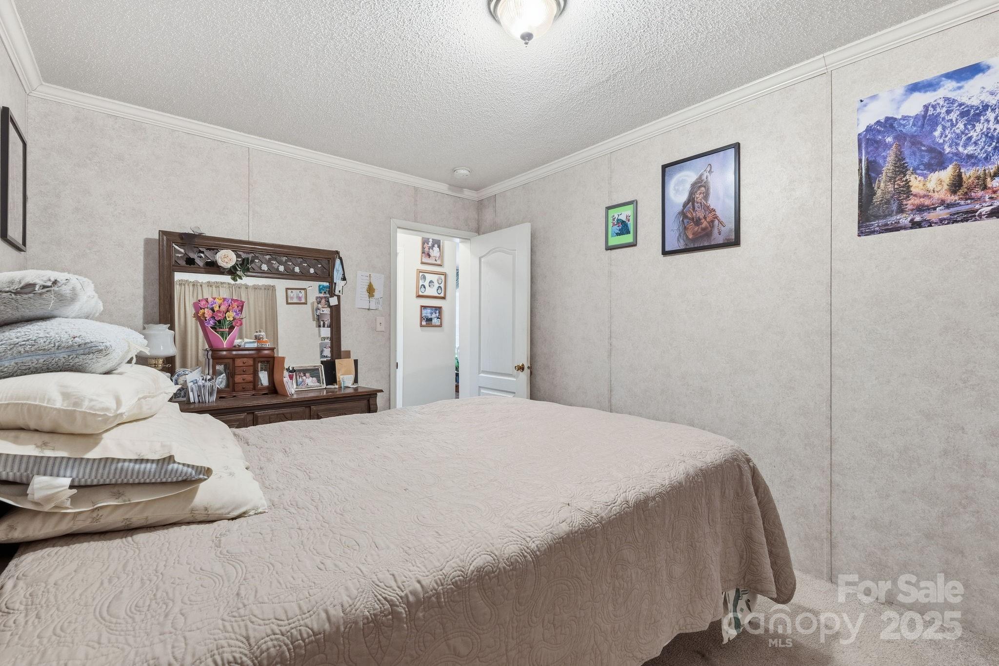 6351 Pleasant Grove Church Road Kannapolis, NC 28081 - Photo 16 of 24 a bedroom with bed and wall painting