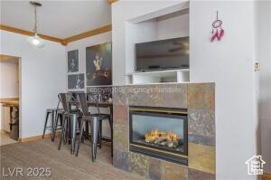 223 Hunter Road, Unit B303 Brian Head, UT 84719 - Photo 8 of 49 Living area featuring a fireplace