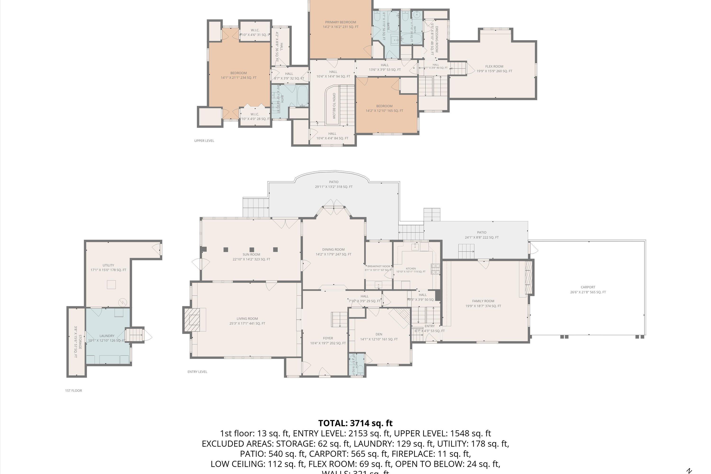 3625 Ridgewood Lane Southwest Roanoke, VA 24014 - Photo 82 of 82 83-Floor Plan