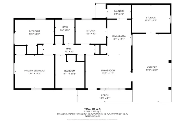 $1,700 | 354 Chicago Avenue, Valparaiso, FL 32580