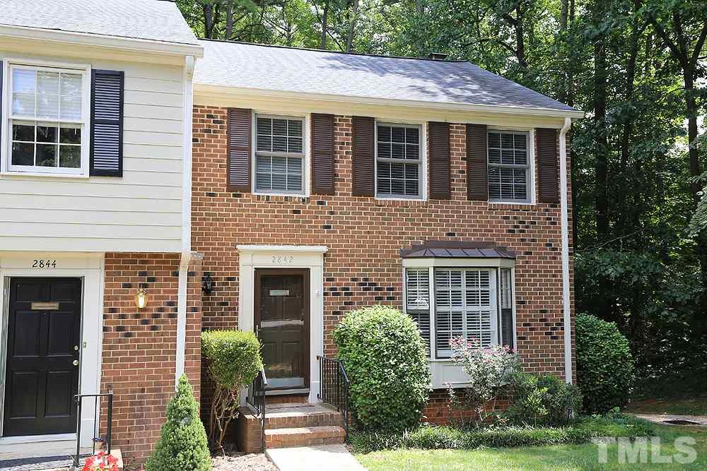 2842 Wycliff Road Raleigh, NC 27607 - Photo 3 of 30 Enjoy the quiet End Unit with surrounding trees.