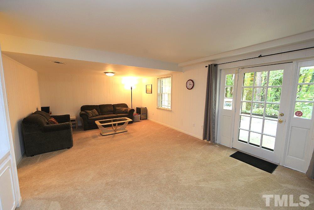 2842 Wycliff Road Raleigh, NC 27607 - Photo 23 of 30 Enjoy the many options for this extra large Family Room in the lower level.