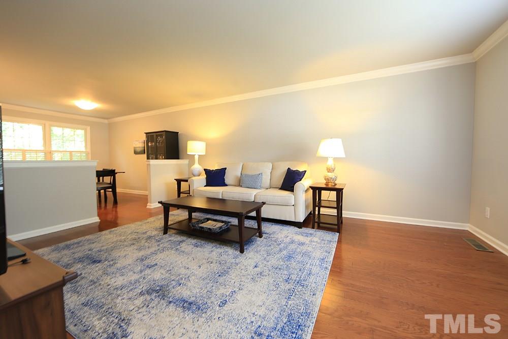 2842 Wycliff Road Raleigh, NC 27607 - Photo 5 of 30 Spacious Living Room open to Dining and Kitchen.