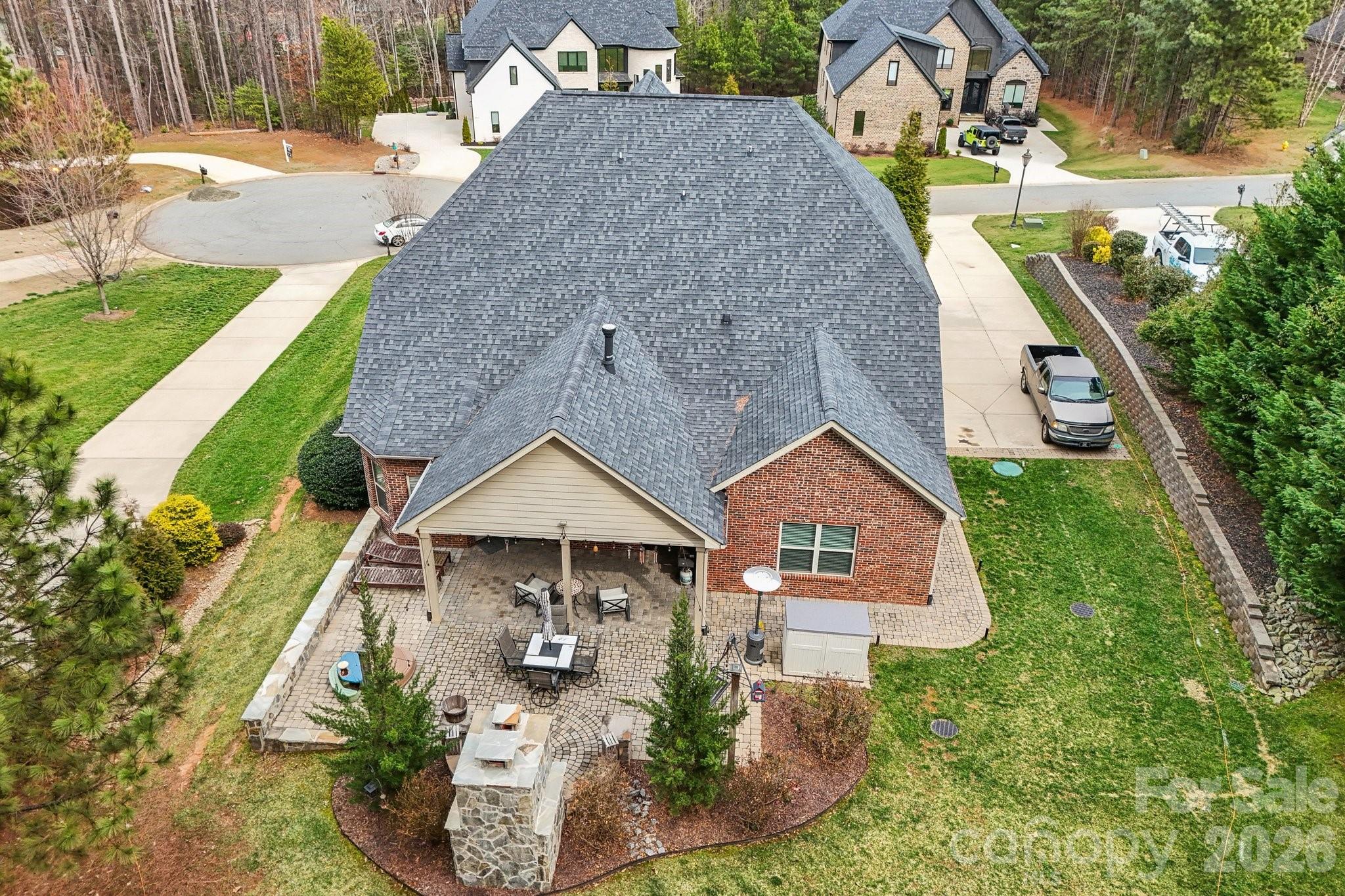 4013 Spindrift Cove Denver, NC 28037 - Photo 39 of 46 an aerial view of a house with a yard