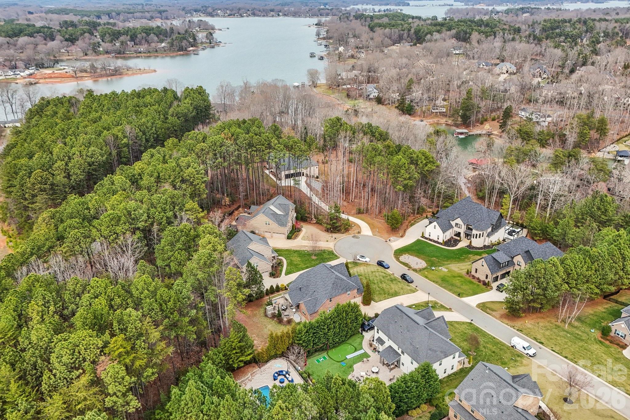 4013 Spindrift Cove Denver, NC 28037 - Photo 41 of 46 an aerial view of a house with a yard