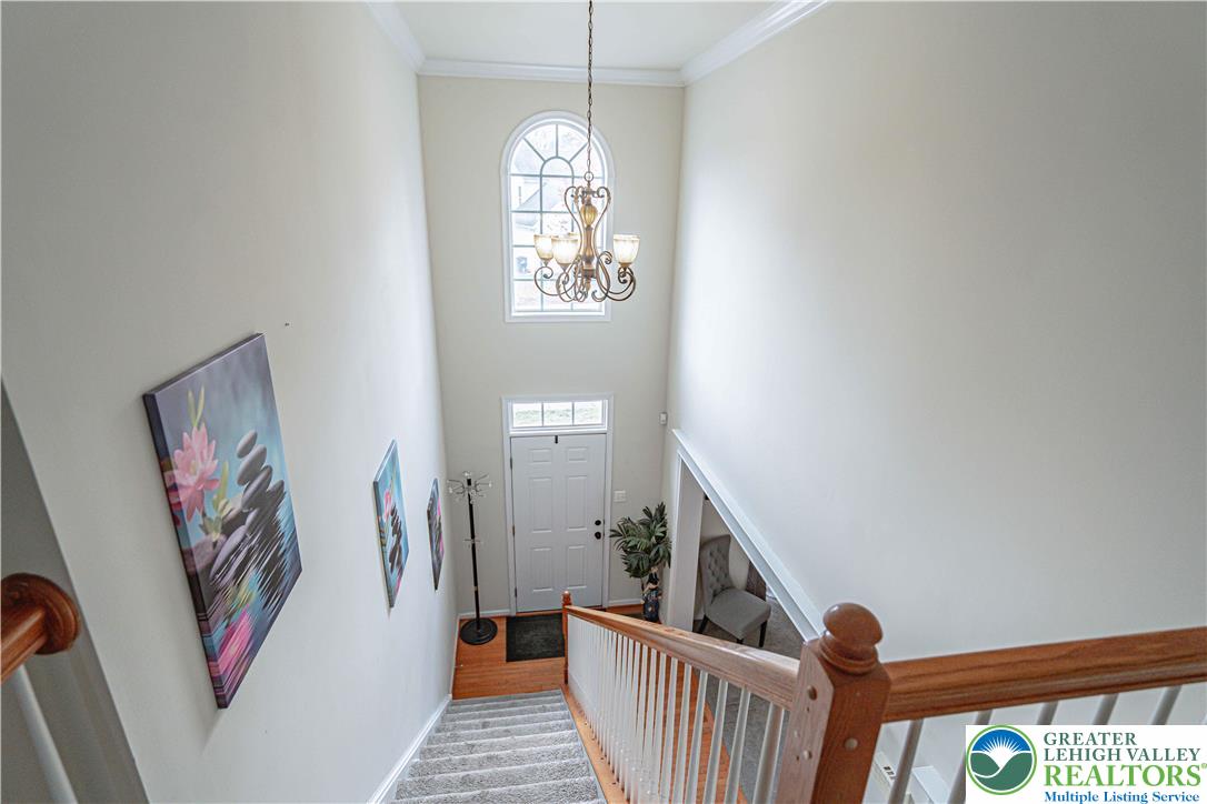 1120 Tyler Way Bethlehem, PA 18017 - Photo 24 of 67 a view of entryway with stairs and wooden floor