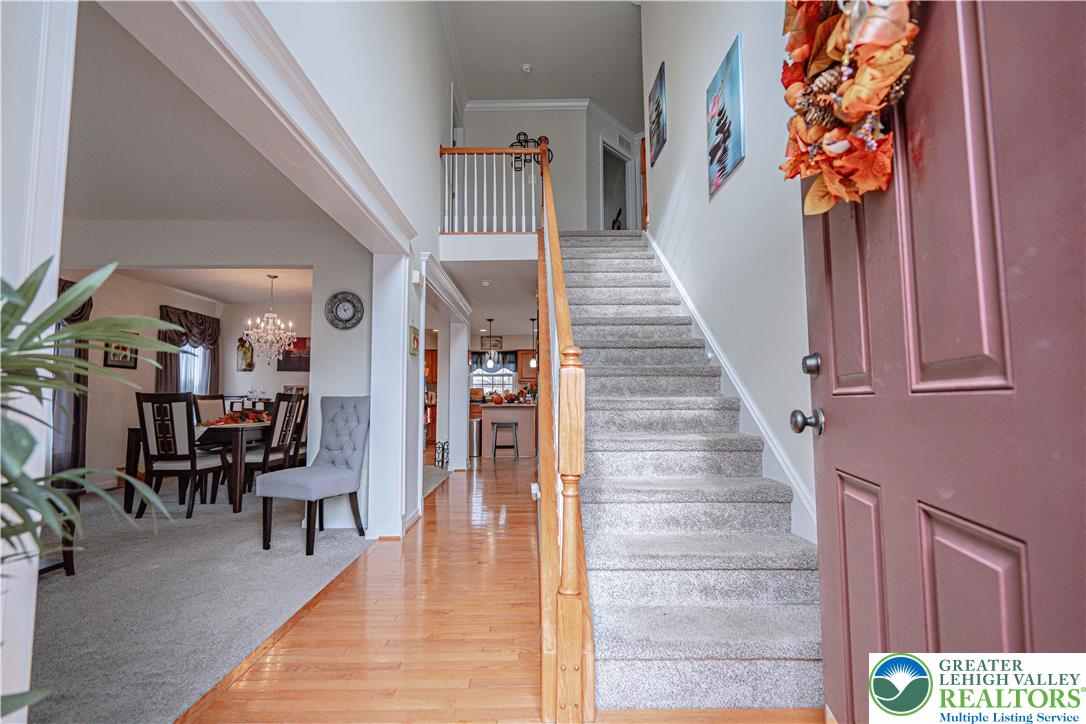 1120 Tyler Way Bethlehem, PA 18017 - Photo 4 of 67 a view of entryway and hall with dining room