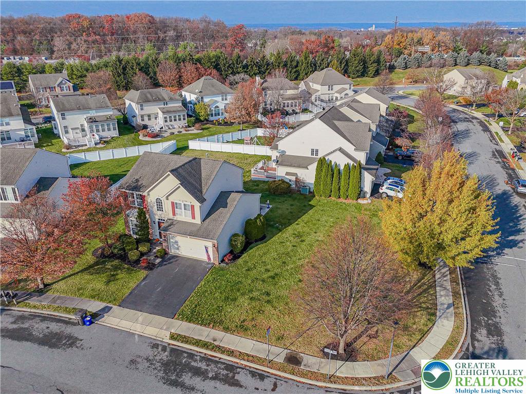 1120 Tyler Way Bethlehem, PA 18017 - Photo 60 of 67 an aerial view of a house with a yard basket ball court and outdoor seating