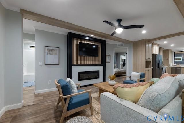 Lot 35 Mt Nebo Road Barhamsville, VA 23011 - Photo 7 of 13 Living area with light wood-style flooring, ceilin