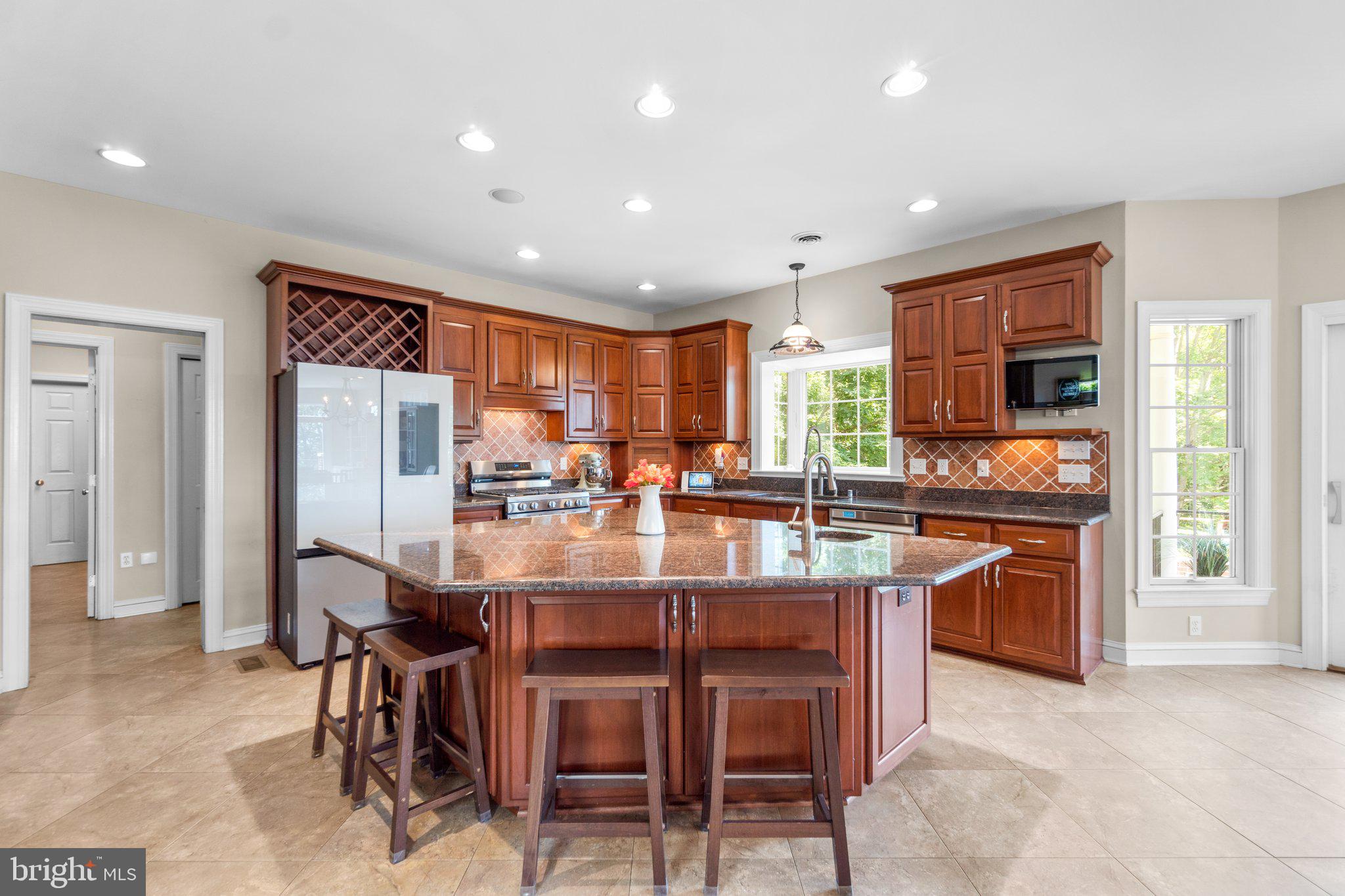 7341 Kehne Road Frederick, MD 21702 - Photo 16 of 67 Gourmet Kitchen with Large Island & New Appliances