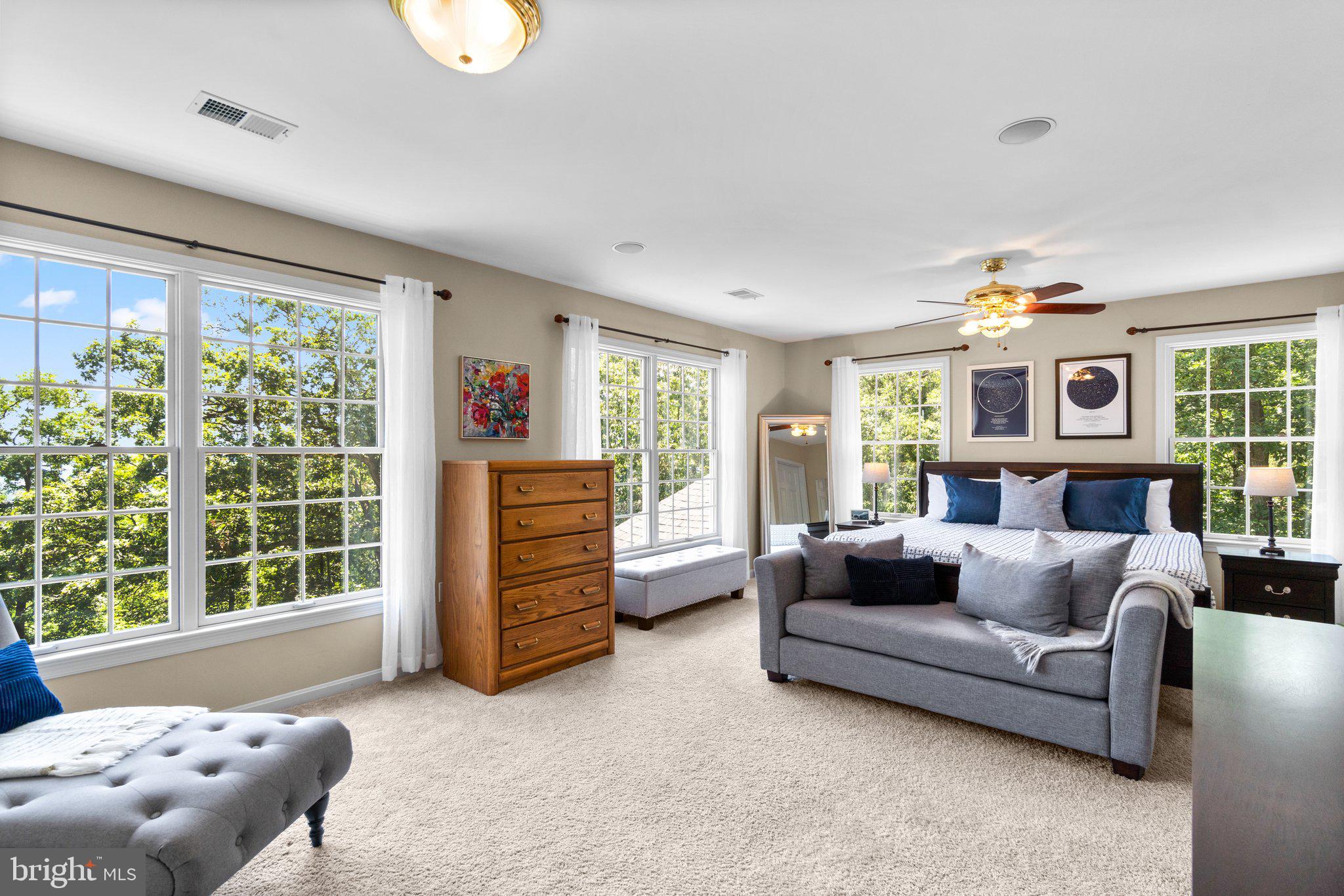 7341 Kehne Road Frederick, MD 21702 - Photo 20 of 67 a bedroom with furniture and a large window