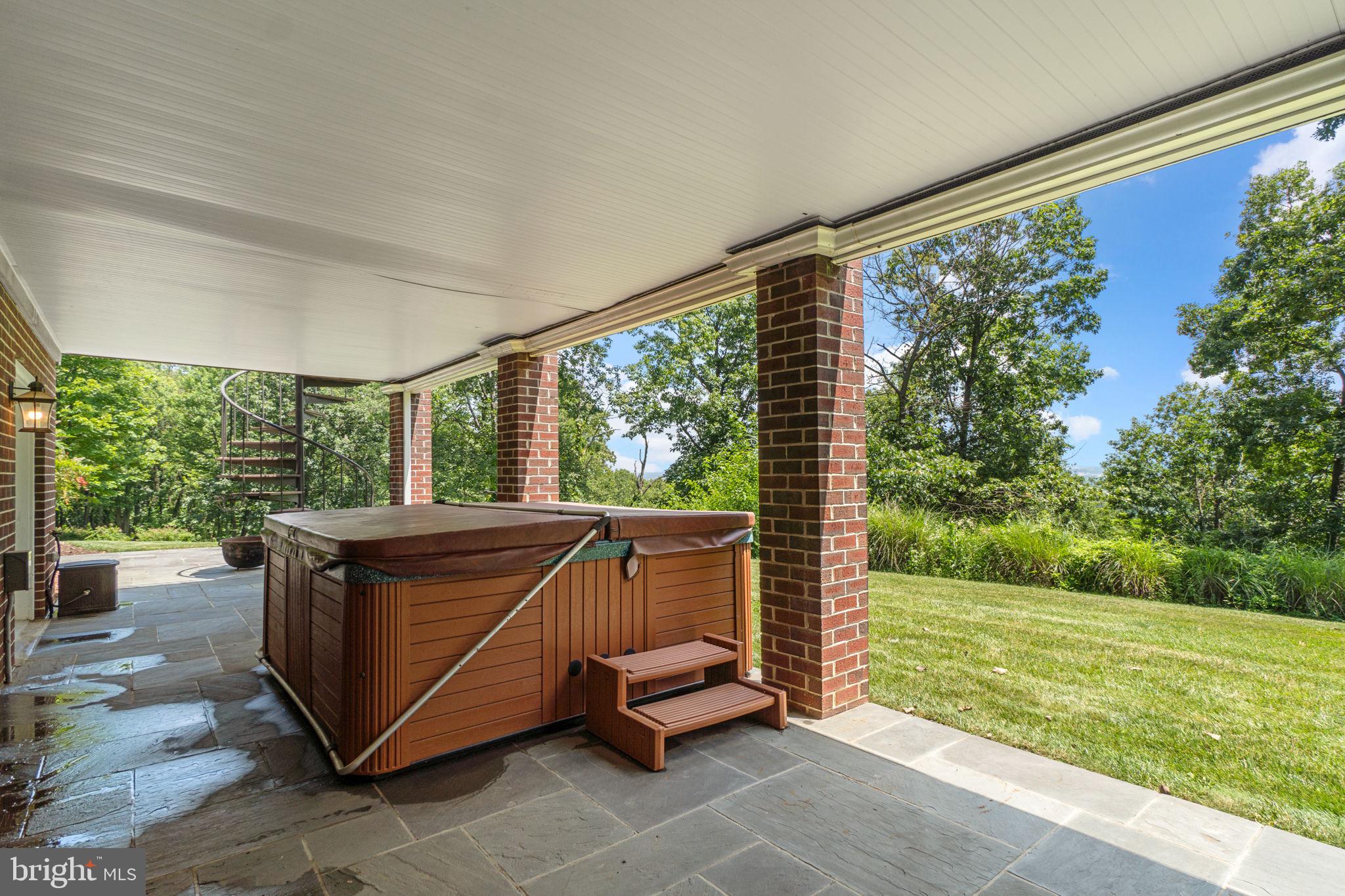 7341 Kehne Road Frederick, MD 21702 - Photo 43 of 67 Lower Level Walkout to Hot Tub & Spiral Staircase