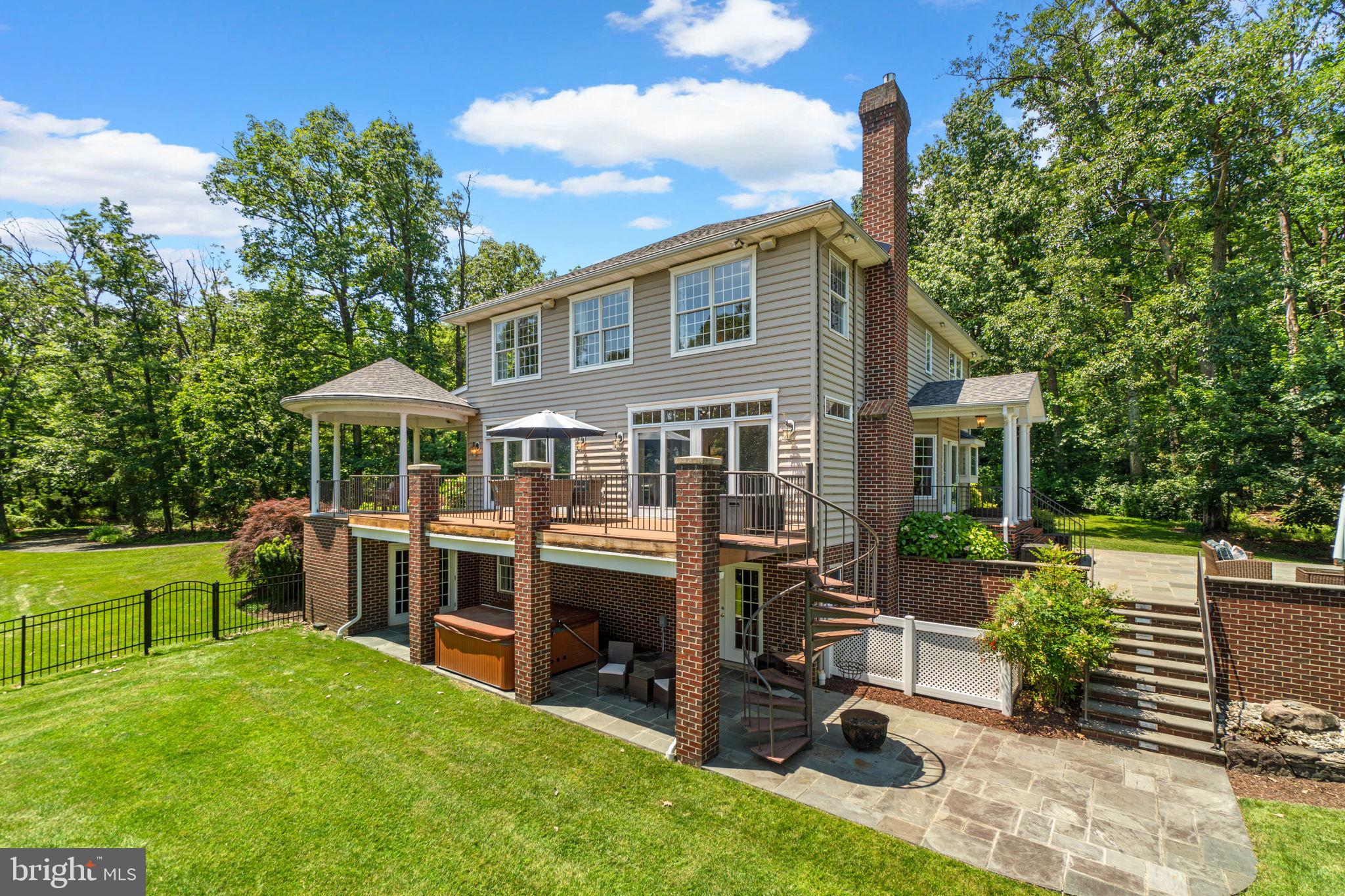 7341 Kehne Road Frederick, MD 21702 - Photo 56 of 67 Side Composite Deck & Flagstone Patio