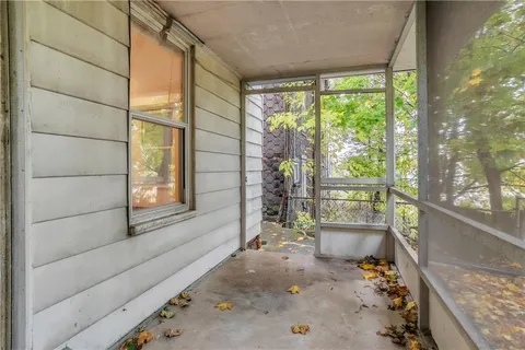 a spacious bathroom with a large tub and shower