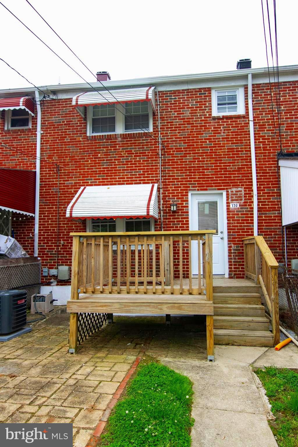 130 Bladen Road Baltimore, MD 21221 - Photo 3 of 22 Rear of Home and Deck