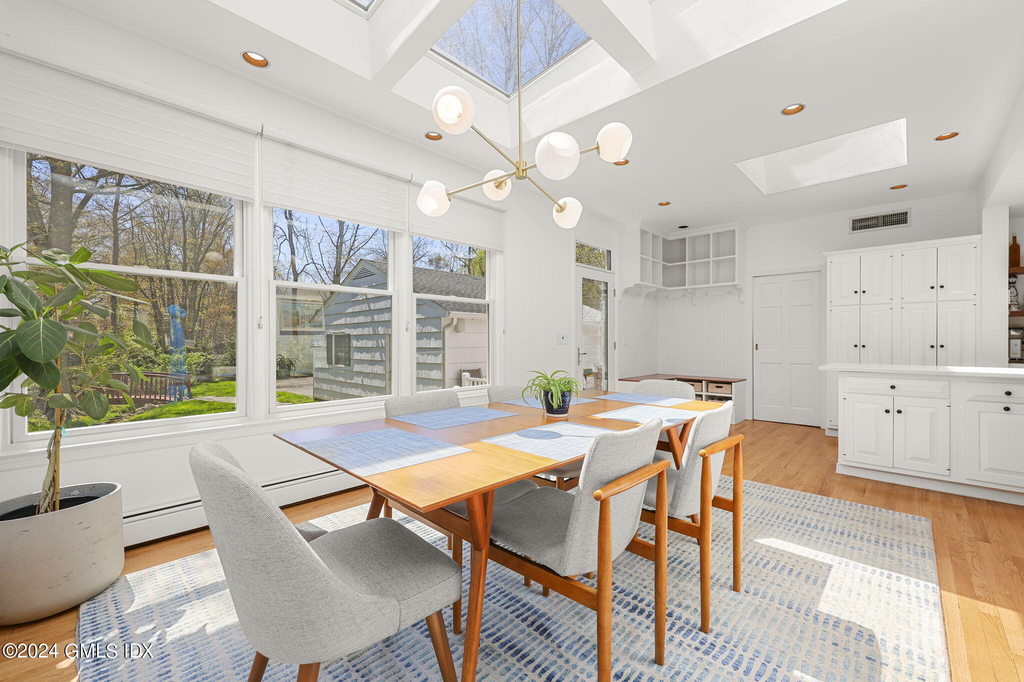 72 Lockwood Road Riverside, CT 06878 - Photo 12 of 51 a view of a dining room with furniture window and outside view