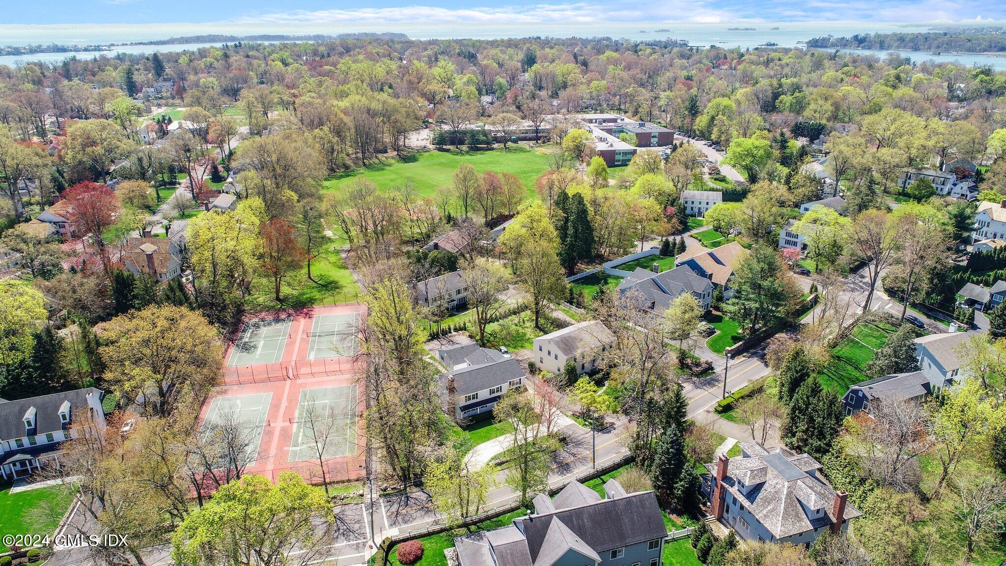 72 Lockwood Road Riverside, CT 06878 - Photo 48 of 51 an aerial view of residential houses with outdoor space