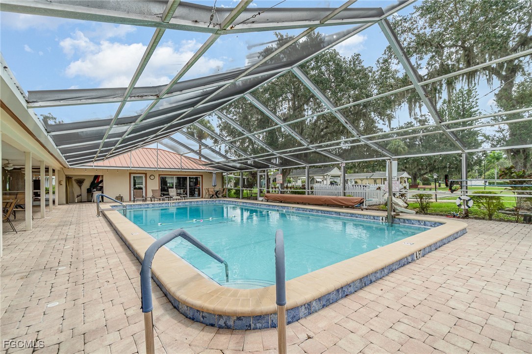 5 Aloe Alva, FL 33920 - Photo 24 of 37 a view of a house with swimming pool