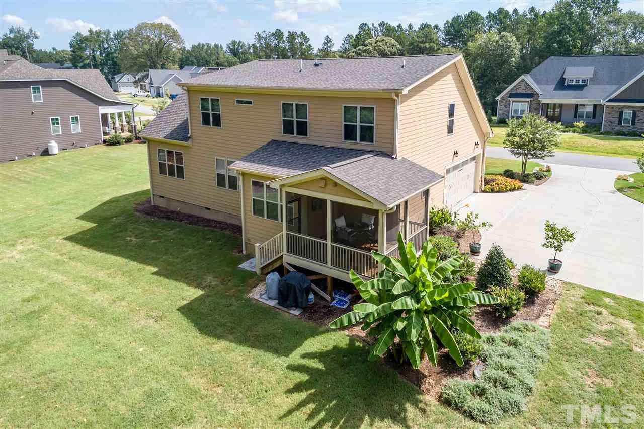 6112 Spring Branch Circle Raleigh, NC 27603 - Photo 6 of 30 a aerial view of a house with a yard