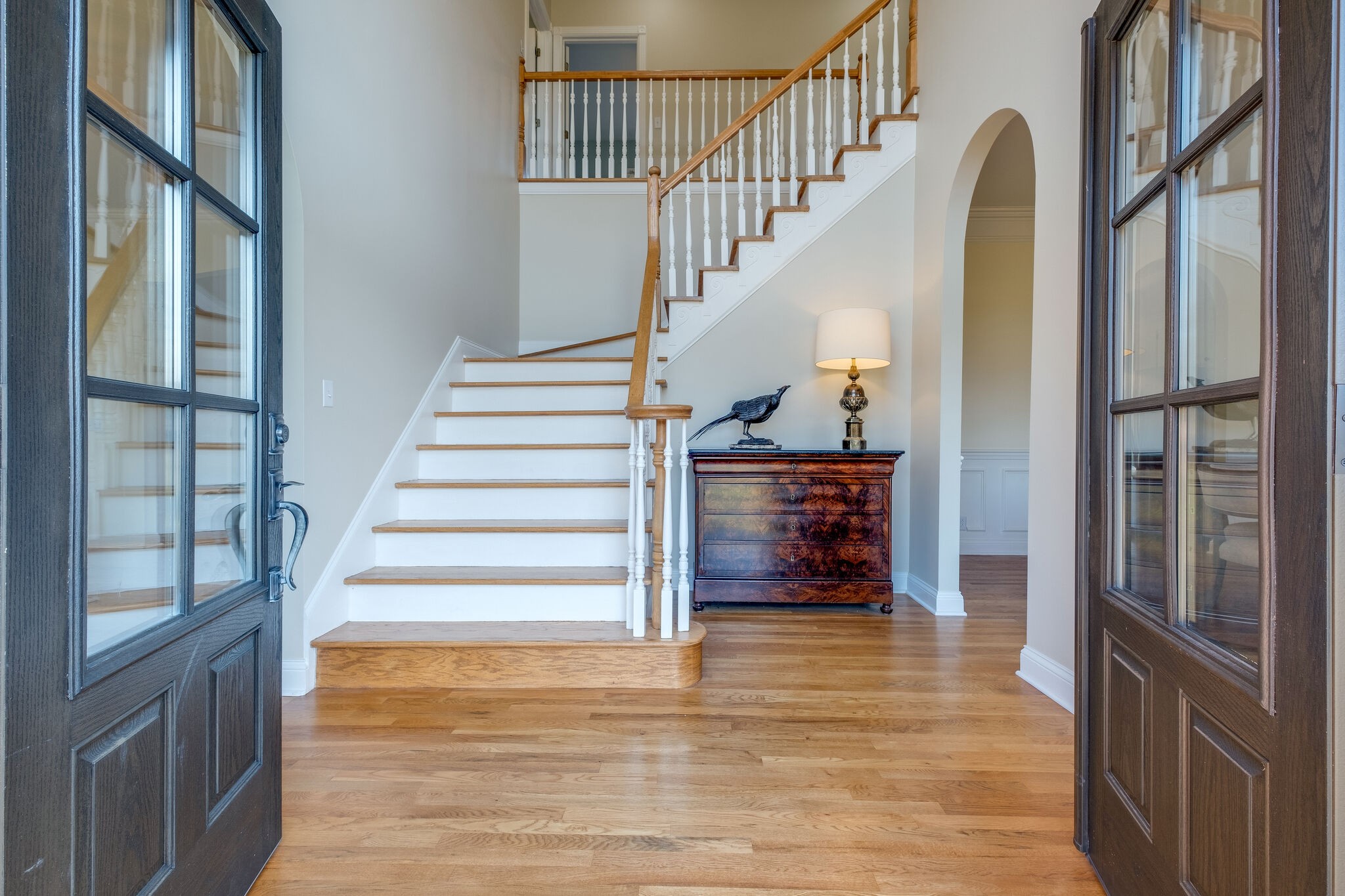 6232 Arno Road Franklin, TN 37064 - Photo 3 of 50 a view of entryway and hall with wooden floor