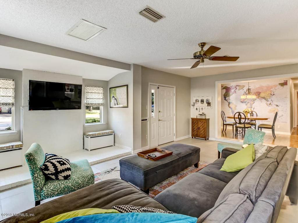 4629 Homestead Road Jacksonville, FL 32210 - Photo 4 of 27 a living room with furniture and a flat screen tv