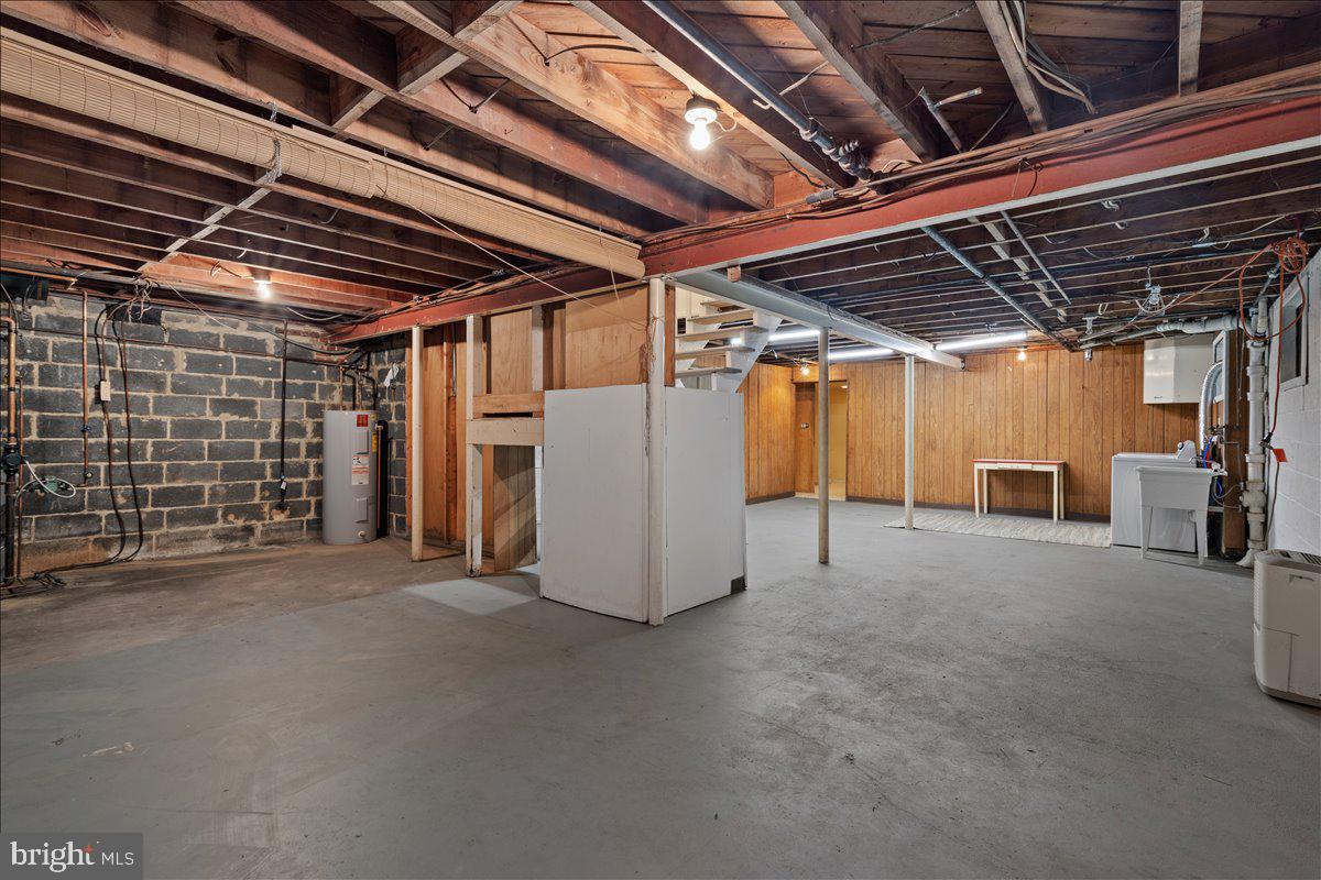 6912 Highbridge Road Bowie, MD 20720 - Photo 22 of 42 Open Unfinished Lower Level