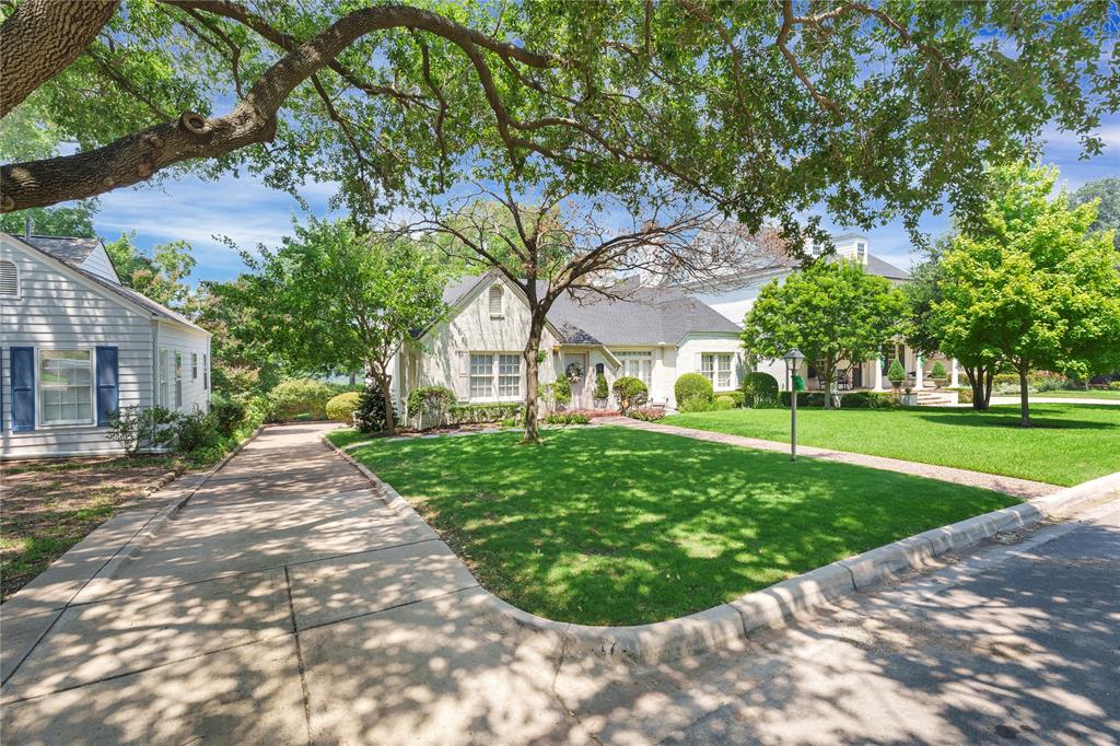 3170 Westcliff Road West Fort Worth, TX 76109 - Photo 36 of 39 a view of a house with a garden