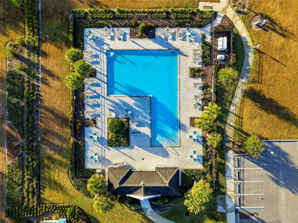 1370 White Fox Run Lutz, FL 33549 - Photo 47 of 49 an aerial view of residential houses with outdoor space
