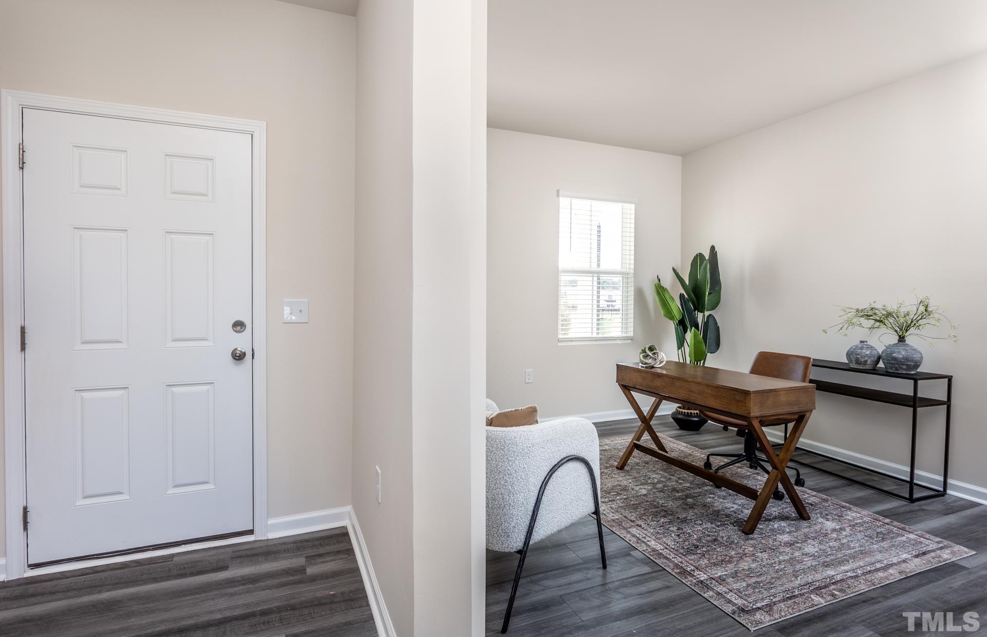 3505 Dragonfly River Court Raleigh, NC 27604 - Photo 2 of 28 a workspace room with furniture and wooden floor