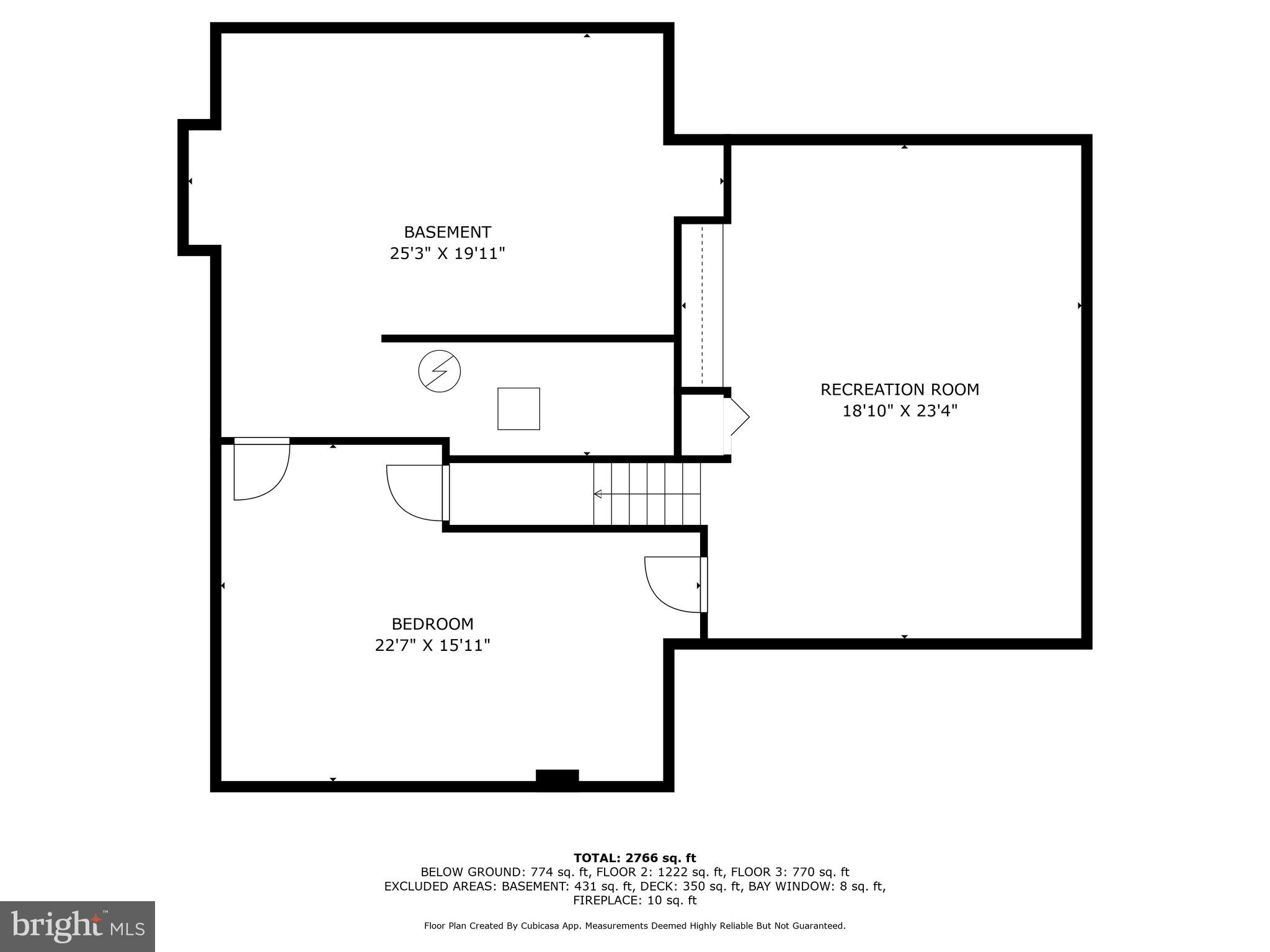 6513 Park View Court Springfield, VA 22152 - Photo 56 of 57 Lower Level Floor Plan