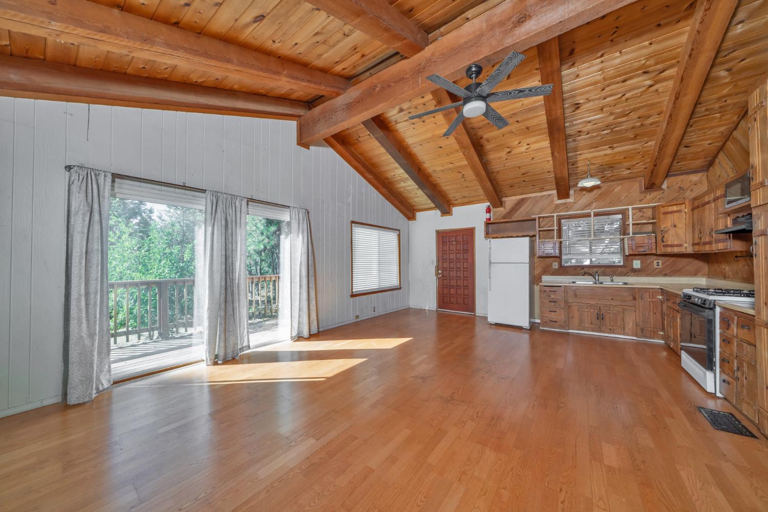 6426 Sly Park Road Placerville, CA 95667 - Photo 11 of 32 a view of kitchen with furniture and wooden floor