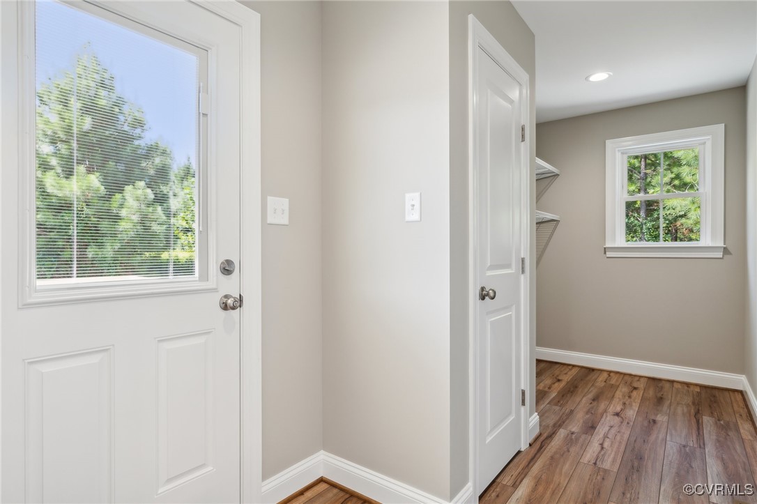 520 Salem Church Road Cumberland, VA 23040 - Photo 15 of 36 a view of hallway with window and wooden floor
