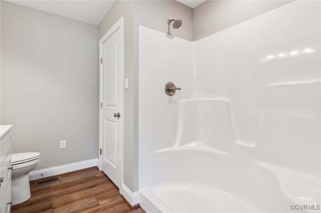 520 Salem Church Road Cumberland, VA 23040 - Photo 27 of 36 a bathroom with a shower and a toilet