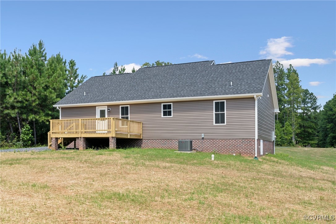 520 Salem Church Road Cumberland, VA 23040 - Photo 36 of 36 a front view of a house with a yard and garage
