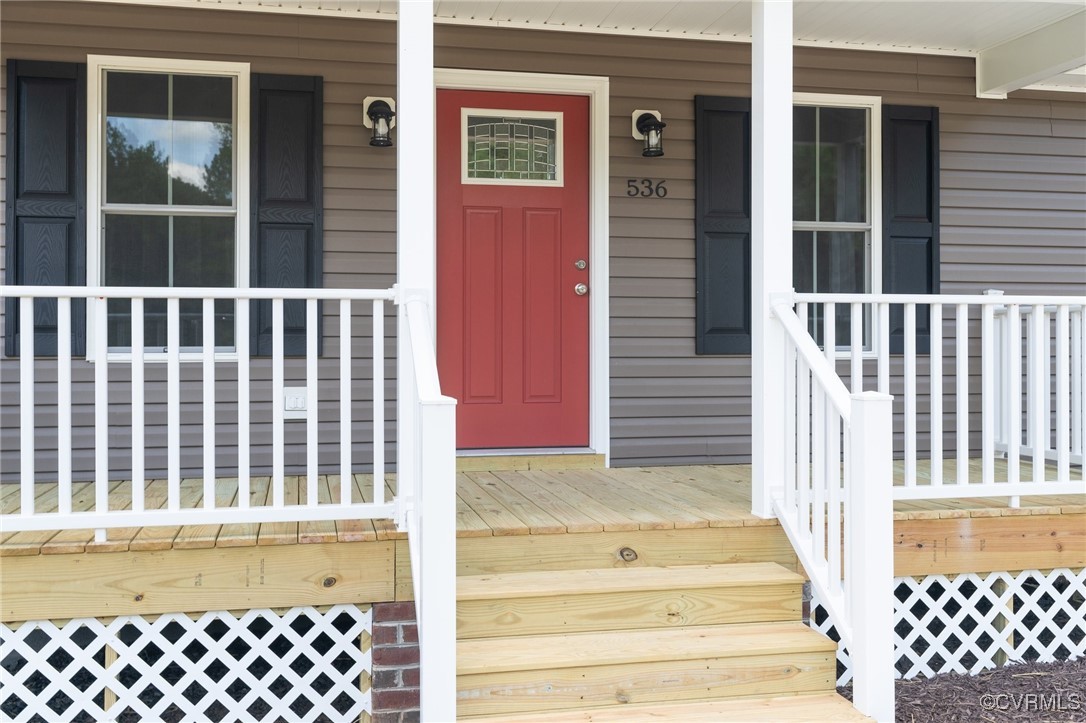 520 Salem Church Road Cumberland, VA 23040 - Photo 4 of 36 a view of a balcony with a window